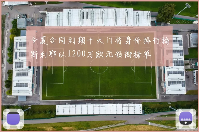 今夏合同到期十大门将身价排行梅斯利耶以1200万欧元领衔榜单